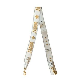 Dior J'adior Strap White Leather Shoulder Bag